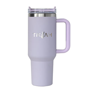 Double Wall Insulated Stainless Steel 40 oz Tumbler With Handle