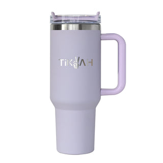 Double Wall Insulated Stainless Steel Tumbler with Handle