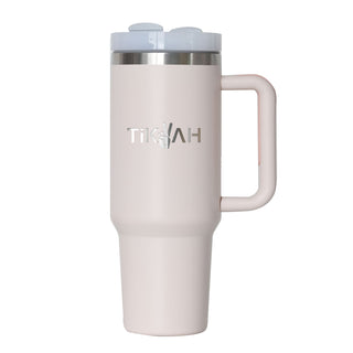 Double Wall Insulated Stainless Steel 40 oz Tumbler With Handle